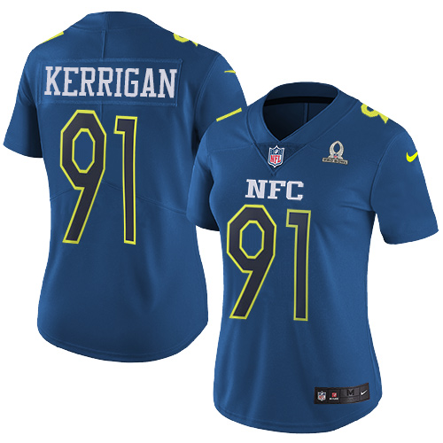 Nike Redskins #91 Ryan Kerrigan Navy Women's Stitched NFL Limited NFC Pro Bowl Jersey